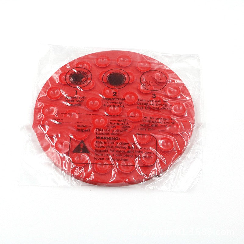 Schleckmatte Hund rund (2er-Set) – Leckmatte Hund Ø 15 cm