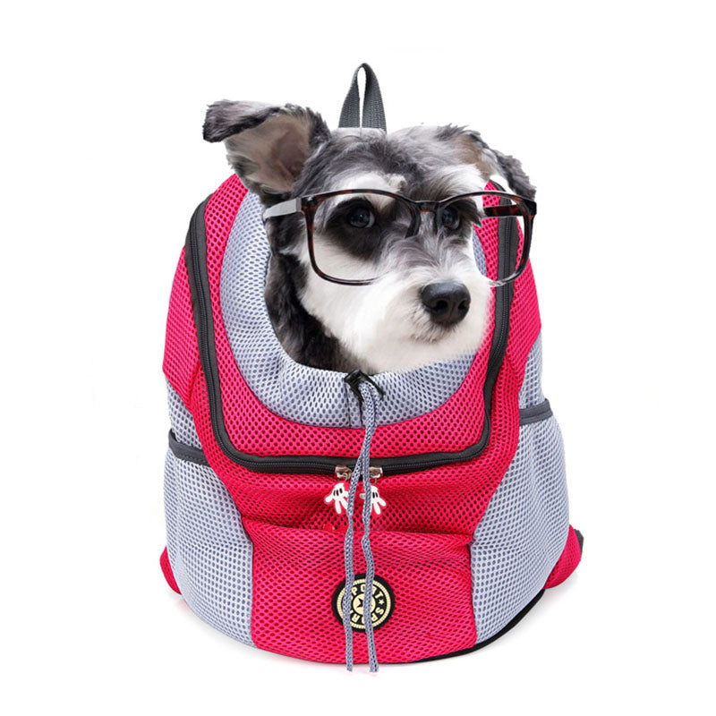 Rosa Hunderucksack für kleine Hunde – stylisch, sicher & angenehm zu tragen