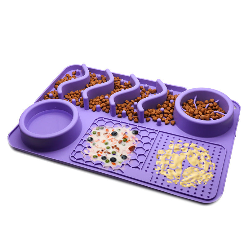 Schleckmatte Hund 3in1 – Slow Feeder & Anti-Schling Napf